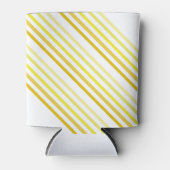 Rafraîchisseur Pour Canette Peut refroidir - Nuances de rayures diagonales jau (Devant)