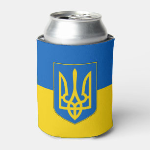 Rafraîchisseur Pour Canette Peut se refroidir avec le drapeau de l'Ukraine