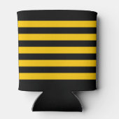 Rafraîchisseur Pour Canette Phare classique Capitaine ou nom de bateau Jaune (Dos)