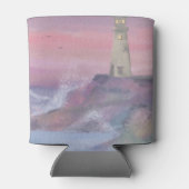 Rafraîchisseur Pour Canette Phare Côtier Bluff Avec Ciel Rose (Dos)