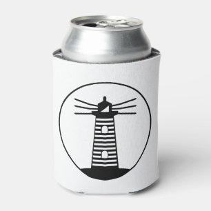 Rafraîchisseur Pour Canette Phare de la Balise Océanique Naútile Rayé Art