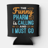 Rafraîchisseur Pour Canette Pharmacienne Pharmacie Tech Funny Pharm est appelé (Dos)