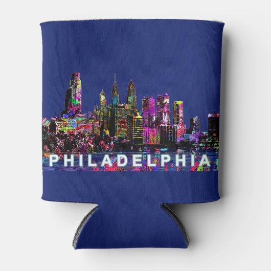 Rafraîchisseur Pour Canette Philadelphie, Pennsylvanie en graffiti (Devant)