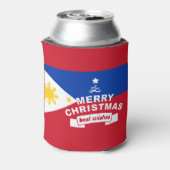 Rafraîchisseur Pour Canette Philippine Flag Christmas : Joyeux Noël & Meilleur (Can Dos)