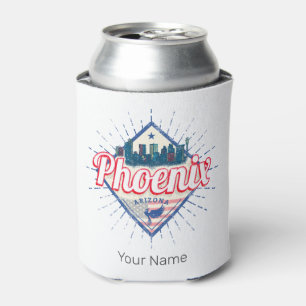 Rafraîchisseur Pour Canette Phoenix Arizona États-Unis Skyline Vintage USA