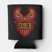 Rafraîchisseur Pour Canette Phoenix rouge Sober (Dos)