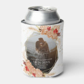 Rafraîchisseur Pour Canette Photo Boho | Mariage en terre cuite Enregistrer la (Can devant)