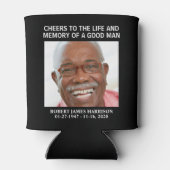 Rafraîchisseur Pour Canette Photo commémorative de la fête de la vie (Dos)