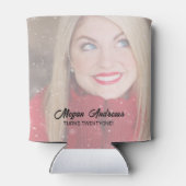 Rafraîchisseur Pour Canette Photo d'anniversaire peut refroidir (Dos)