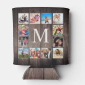 Rafraîchisseur Pour Canette Photo de Custom Collage Rustic Farmhouse Family (Dos)