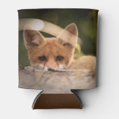 Rafraîchisseur Pour Canette Photo de Cute Little Orange Fox (Devant)