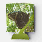 Rafraîchisseur Pour Canette Photo de la nature du papillon bleu Morpho (Dos)