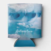 Rafraîchisseur Pour Canette Photo de l'iceberg Antarctique avec texte (Devant)