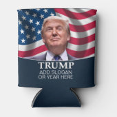 Rafraîchisseur Pour Canette Photo Donald Trump - Président 2024 (Devant)