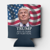 Rafraîchisseur Pour Canette Photo Donald Trump - Président 2024 (Dos)