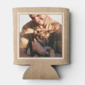 Rafraîchisseur Pour Canette Photo du meilleur chien du monde rustique (Dos)