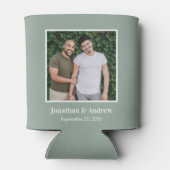 Rafraîchisseur Pour Canette Photo Mariage LGBTQ (Dos)