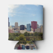 Rafraîchisseur Pour Canette Photo Skyline de Chicago City (Dos)