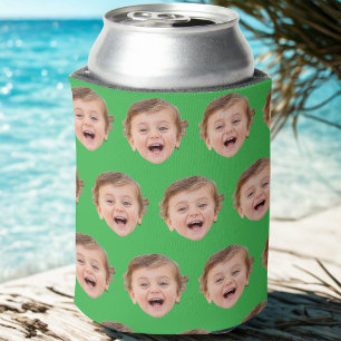 Rafraîchisseur Pour Canette Photo Visage Can Cooler, Anniversaire Photo Fête P