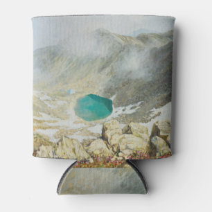 Rafraîchisseur Pour Canette Pic de Musala, peinture à l'huile, Bulgarie.