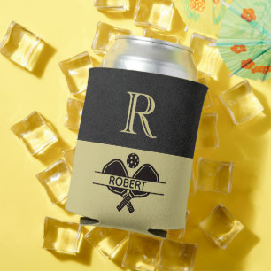 Rafraîchisseur Pour Canette Pickball Guy Personnalisé Monogramme Nom initial