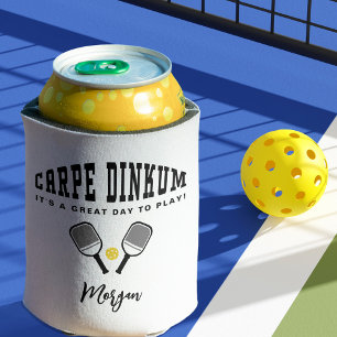 Rafraîchisseur Pour Canette Pickleball Carpe Dinkum Citation Personnalisée Nom