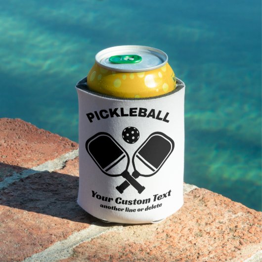 Rafraîchisseur Pour Canette Pickleball Club Pickleball Paddle & Ball Custom (Piscine in situ)