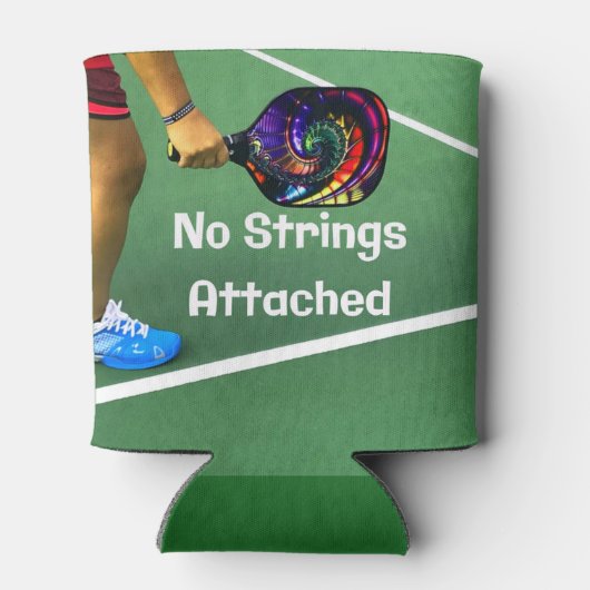 Rafraîchisseur Pour Canette Pickleball Funny No Strings Attaché (Dos)