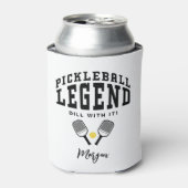 Rafraîchisseur Pour Canette Pickleball Legend Custom Name Citation Funny Cool (Can devant)