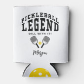 Rafraîchisseur Pour Canette Pickleball Legend Custom Name Citation Funny Cool (Devant)