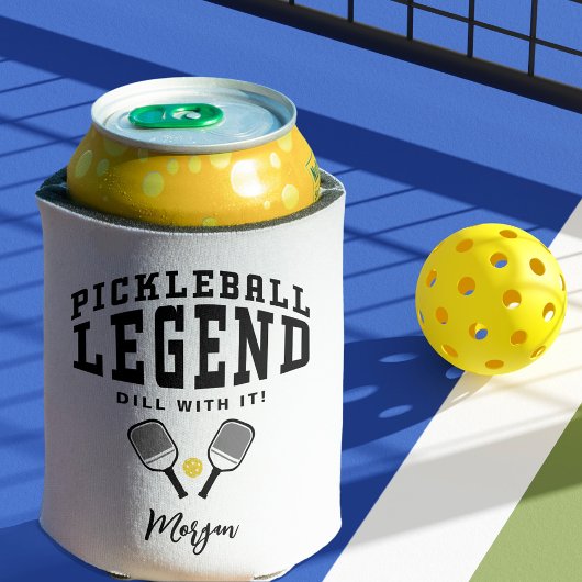 Rafraîchisseur Pour Canette Pickleball Legend Custom Name Citation Funny Cool