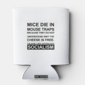Rafraîchisseur Pour Canette Pièges à souris avec fromage gratuit AKA Socialism (Dos)