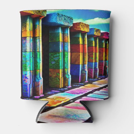 Rafraîchisseur Pour Canette Pierres psychédéliques (Devant)