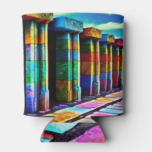 Rafraîchisseur Pour Canette Pierres psychédéliques (Dos)