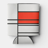 Rafraîchisseur Pour Canette Piet esthétique Mondrian Composition d'oeuvres d'a (Devant)