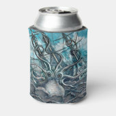 Rafraîchisseur Pour Canette Pieuvre géante Mer Bleue Monstre Voilier (Can Dos)