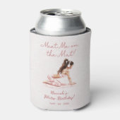 Rafraîchisseur Pour Canette Pilates roses modernes Princesse Anniversaire (Can devant)