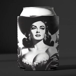 Rafraîchisseur Pour Canette Pin-up Ouest rétro