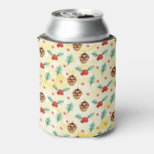 Rafraîchisseur Pour Canette Pine Cones et Holly Motif Joyeux Noël (Can Dos)