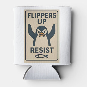 Rafraîchisseur Pour Canette Pingouins contre les tarifs douaniers anti Trump J