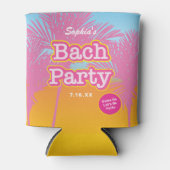 Rafraîchisseur Pour Canette Pink Allons faire la fête (Devant)