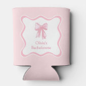 Rafraîchisseur Pour Canette Pink Bow noue la Bachelorette Party (Dos)