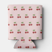 Rafraîchisseur Pour Canette Pink Cherry Pattern Fresh Fruit Modern Party (Dos)