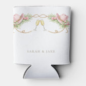 Rafraîchisseur Pour Canette Pink Cowboy Hat Rustic Wedding (Devant)