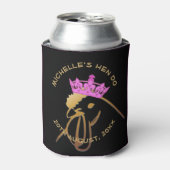 Rafraîchisseur Pour Canette Pink Crown Hen Do Personalised Keepsake (Can devant)