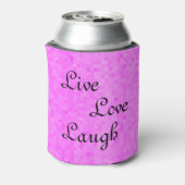 Rafraîchisseur Pour Canette Pink Live Love Rire Stubby Holder, (Can Dos)