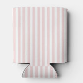 Rafraîchisseur Pour Canette Pink Stripes Pattern Monogram Nautical Sailing (Dos)