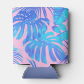 Rafraîchisseur Pour Canette Pink Tropical Flamant rose Beach Bachelorette Part (Dos)