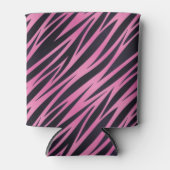 Rafraîchisseur Pour Canette Pink Zebra Stripe (Devant)