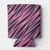 Rafraîchisseur Pour Canette Pink Zebra Stripe (Dos)